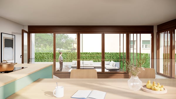 Letzte Wohnung!  5½ Zi.-Maisonettewohnung mit Garten und Parkplatz W1 8
