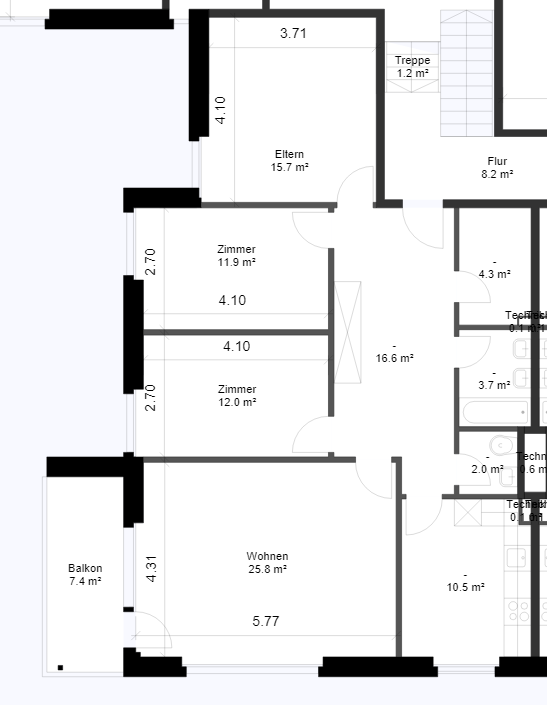 Wohnen mit viel Raum: Charmante 4.5-Zimmerwohnung 9