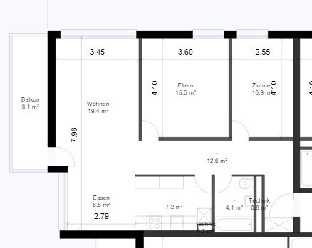 gemütliche 3.5-Zimmerwohnung in Langwiesen 8