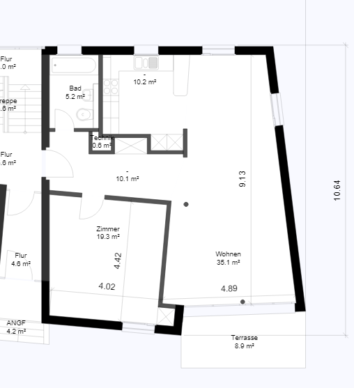 Grosszügige 2.5-Zimmerwohnung im Erdgeschoss mit Terrasse in Zürich 6