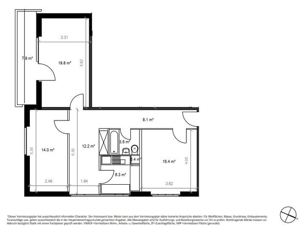 Attraktive 3.5-Zimmerwohnung mit Balkon in St. Gallen 8