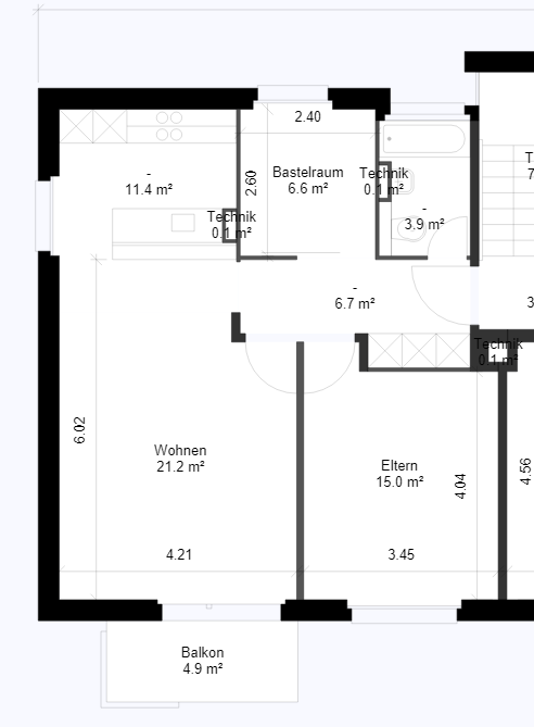 Attraktive 2.5-Zimmerwohnung an guter Lage in Gossau SG 7