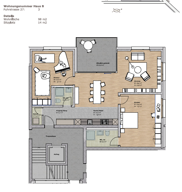 Moderne und stilvolle 3.5 Zimmer Ergeschosswohnung an zentraler Lage 9