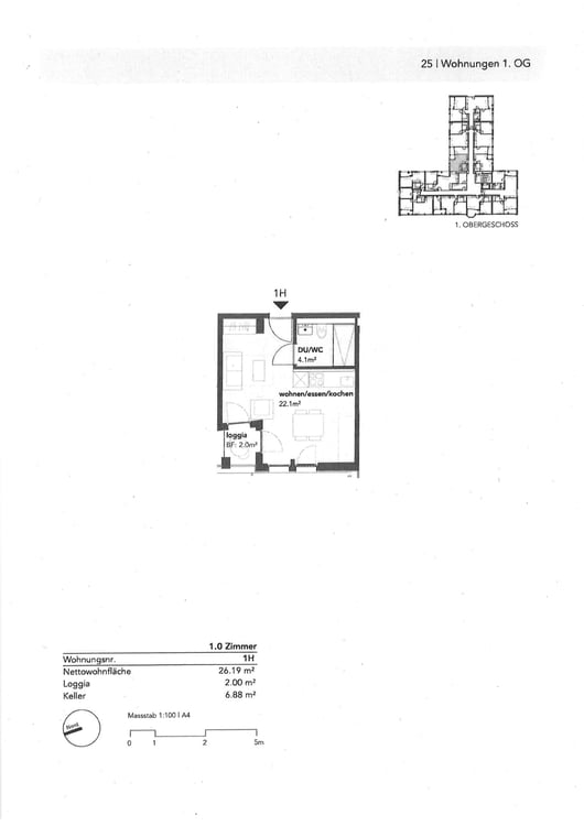 Moderne 1-ZWG (1H) an der St. Jakob-Str. 110 in Muttenz 9