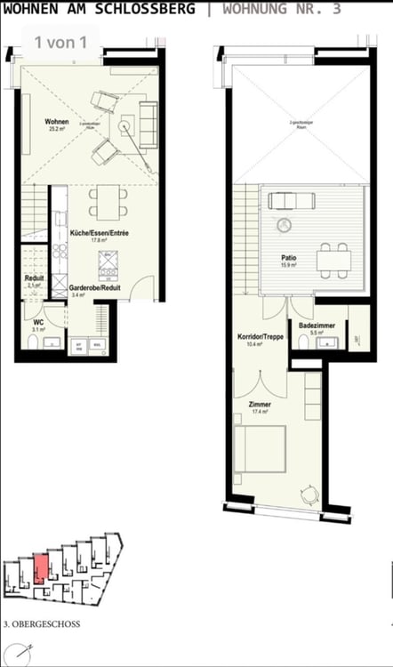 Zentrale 2.5 Zimmerwohnung im Herzen von Baden 7