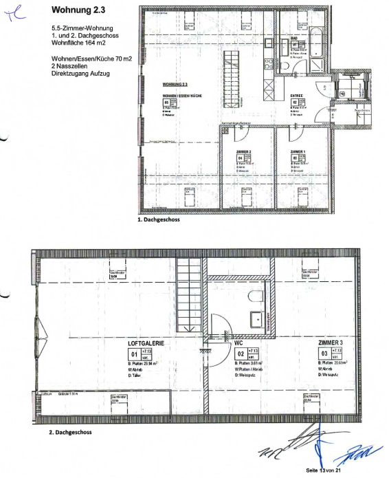 Grosszügige 5.5-Zimmer Maisonettewohnung mit viel Holz und Charme 8