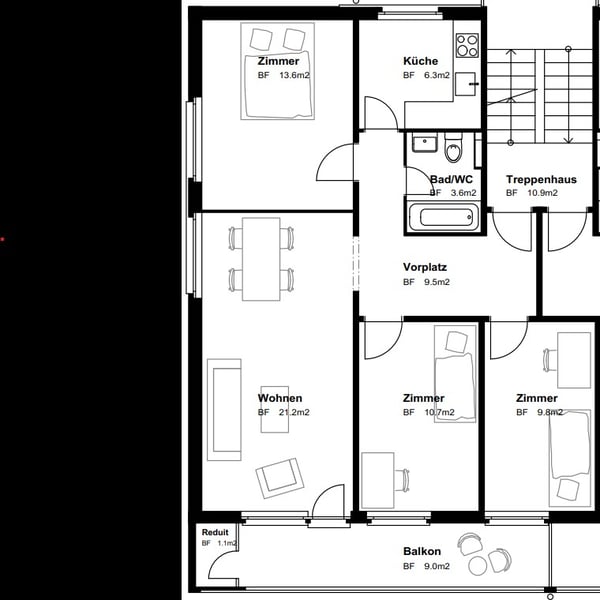 grosszügige 4.5-Zimmerwohnung in Herzogenbuchsee 8