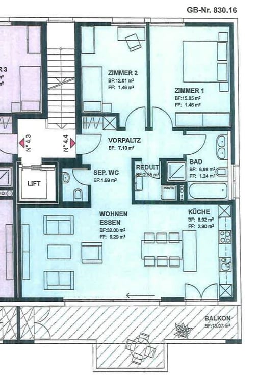 Moderne 3.5-Zimmer-Wohnung im ruhigen Fischbach-Göslikon 6