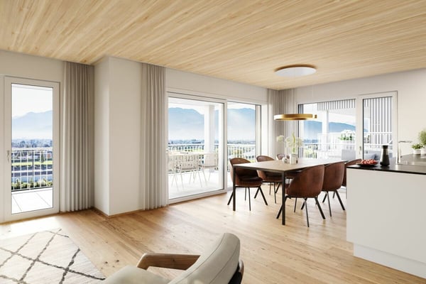 Wohnen mit Aussicht - Stilvolle neue Doppeleinfamilienhäuser 9