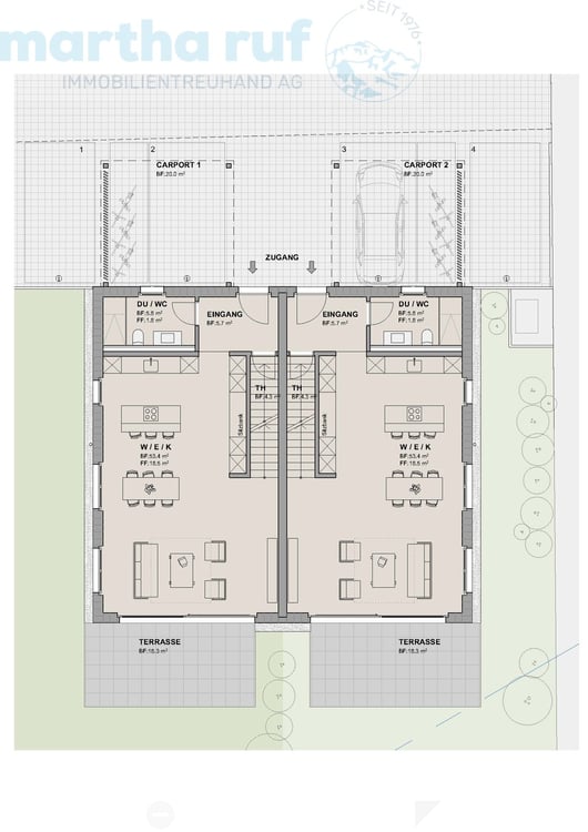 5.5-Zimmer Doppeleinfamilienhaus mit Panorama auf das Jungfraumassiv 7