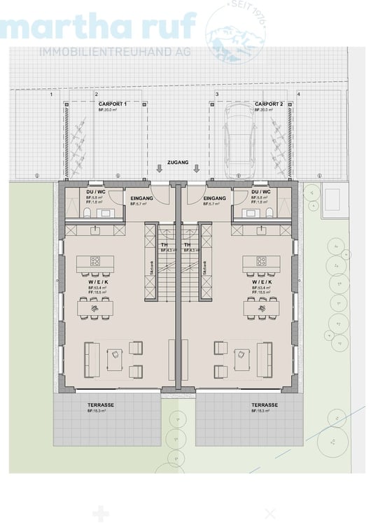5.5-Zimmer Doppeleinfamilienhaus mit Panorama auf das Jungfraumassiv 7