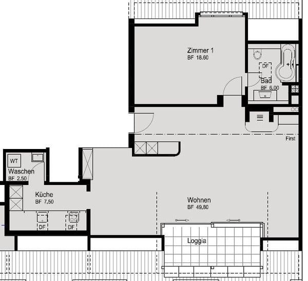 Charmante Dachwohnung zwischen Waffenplatz und Wollishofen 6