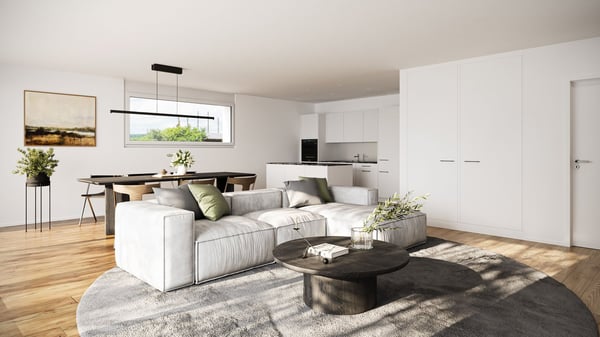 Moderne 1.5 Zimmer-Attikawohnung im ländlichen Stadtteil von Thun 2