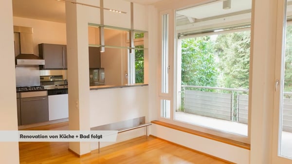 Renovierte Wohnung mit Cheminée, 2 Terrassen und Ziergarten - Bruderholz 5