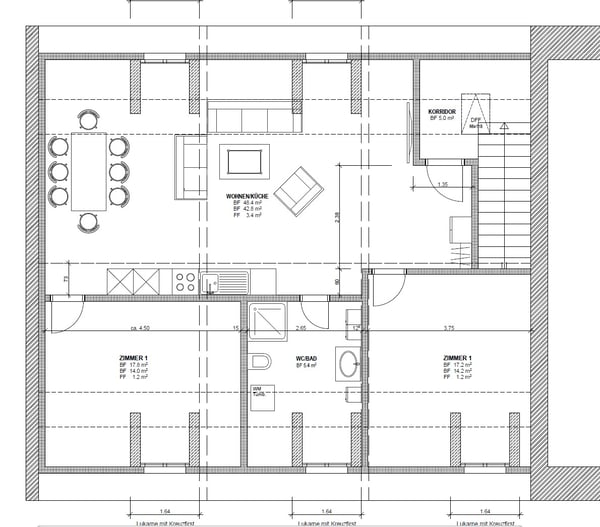 3.5-Zimmer-Dachwohnung mit Aussicht - Wohnen im historischen Städtli Laufenburg 9