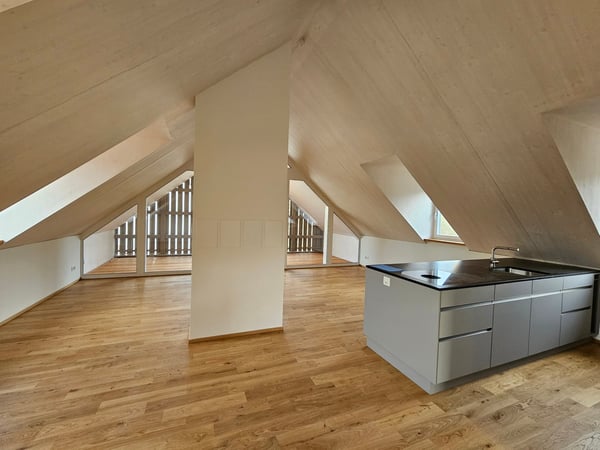 Erstvermietung - moderne 2.5-Zimmer Dachwohnung mit Laubenbalkon in Sissach 2