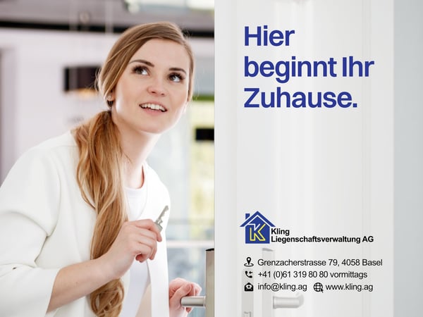 Gemütliche 2-Zimmer-Wohnung mit Gartensitzplatz in Basel 9