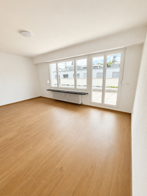 Helle Dachgeschosswohnung verfügt über 2 Balkone und Stadtblick – 1.5 Zimmer in Basel 4