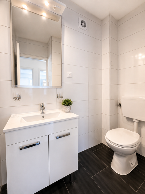 Helle Dachgeschosswohnung verfügt über 2 Balkone und Stadtblick – 1.5 Zimmer in Basel 18