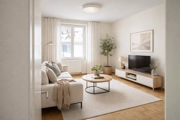Charmante 3-Zimmer-Wohnung im 1. OG in Riehen – sofort verfügbar! 3