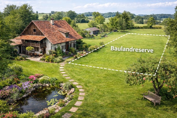 WIR SUCHEN BAULAND - Grundstück zu gross? Baulandreserve verkaufen statt pflegen 1