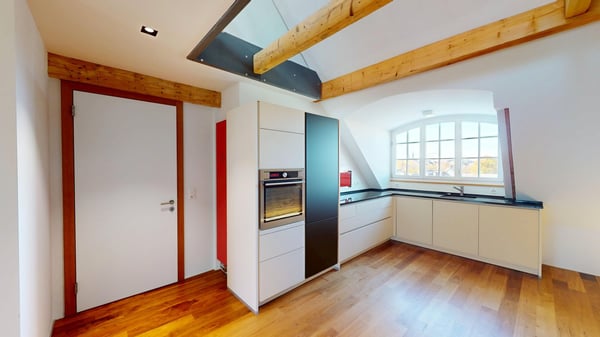 Mod. 1.5 Zi. Maisonette-Wohnung mit Balkon & dir. Liftzugang, in begehrtem Baumgartner-Haus 3