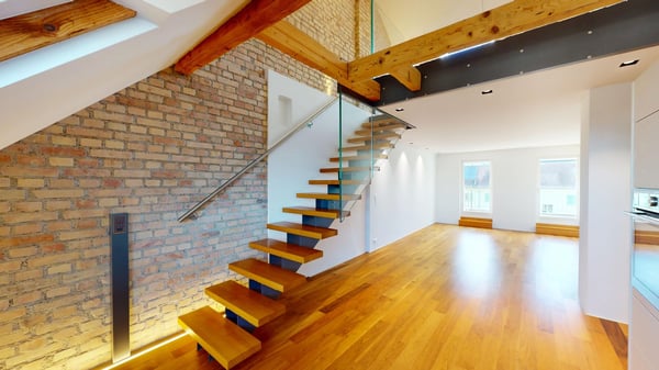 Mod. 1.5 Zi. Maisonette-Wohnung mit Balkon & dir. Liftzugang, in begehrtem Baumgartner-Haus 2