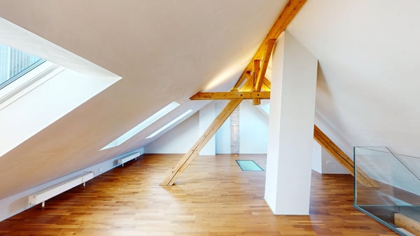 Mod. 1.5 Zi. Maisonette-Wohnung mit Balkon & dir. Liftzugang, in begehrtem Baumgartner-Haus 7