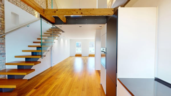 Mod. 1.5 Zi. Maisonette-Wohnung mit Balkon & dir. Liftzugang, in begehrtem Baumgartner-Haus 3