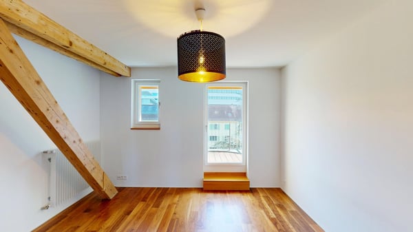 Mod. 1.5 Zi. Maisonette-Wohnung mit Balkon & dir. Liftzugang, in begehrtem Baumgartner-Haus 8