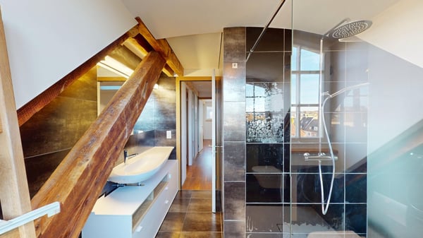 Mod. 1.5 Zi. Maisonette-Wohnung mit Balkon & dir. Liftzugang, in begehrtem Baumgartner-Haus 9