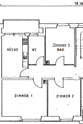 Familiäre 3 Zimmer-Genossenschaftswohnung an der Wiese 9
