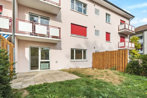 Wohnglück mit Garten: attraktive 3-Zimmerwohnung in Muttenz
