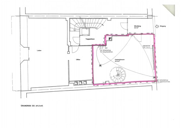 Zu vermieten: Attraktives Ladenlokal im Zentrum von Basel – Falknerstrasse 3