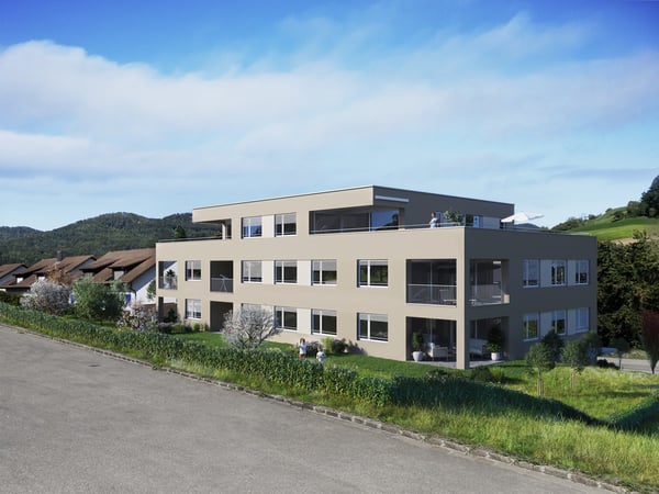 Moderne 2.5-Zimmer-Neubau-Wohnung an guter Lage in Thürnen 1