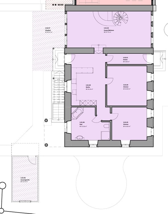 Wohnen wie im Einfamilienhaus! 5.5-Zimmer-Duplex-Wohnung in Staffelbach 10