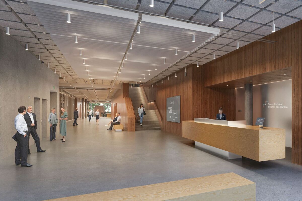 Your new office in the sustainable building in Wankdorf City Bern