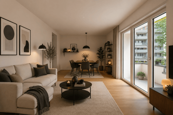 Frisch saniert & bezugsbereit: 3.5-Zimmerwohnung an ruhiger Lage 2