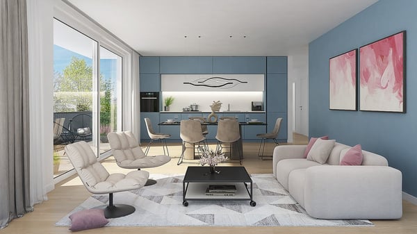 2 Moderne 1.5-Zimmer-Neubau-Wohnung mit Balkon in Ziefen 3