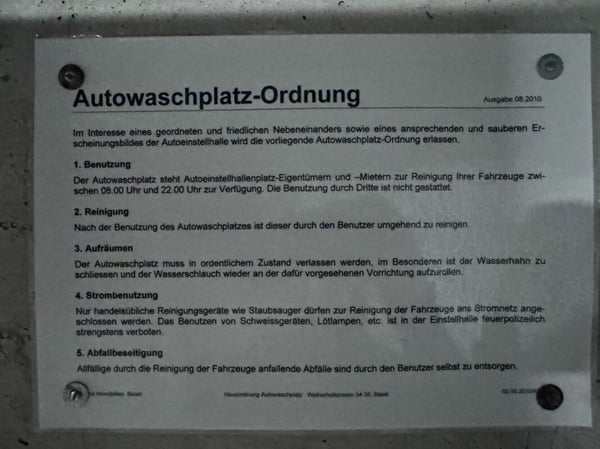 Eigentumsparkplatz in Tiefgarage Basel - sofort verfügbar 5