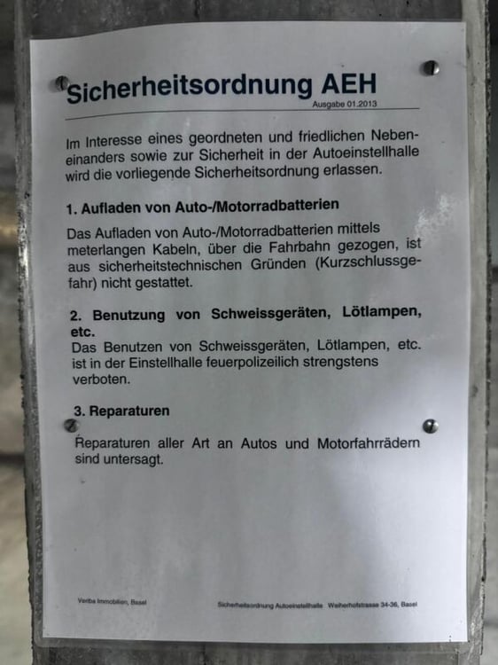 Eigentumsparkplatz in Tiefgarage Basel - sofort verfügbar 14
