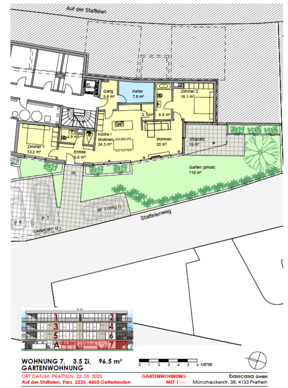 Bewilligtes Neubauprojekt in Gelterkinden - nur noch 2 Wohnungen verfügbar (w7)