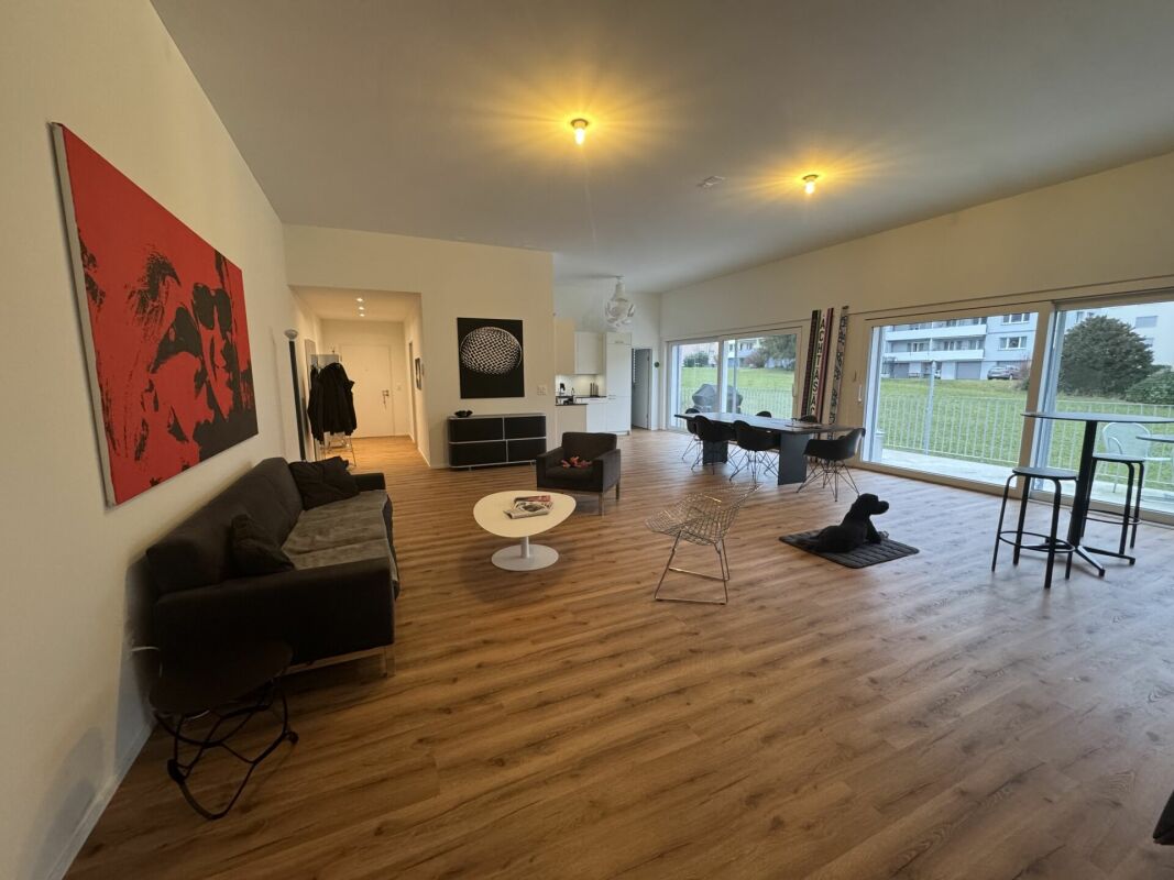 Fantastische Neubauwohnungen: (201) 4.5 Zimmer, grosse Terrassen, hohe Decken, Keller, WM/TU