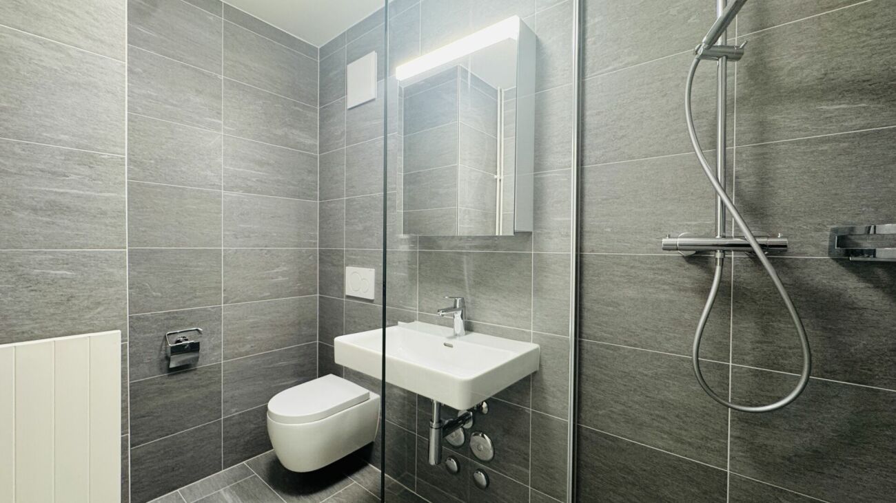 Erstbezug 2.5-Zimmer mit eigener WM/TU, grossem Balkon und Kellerabteil