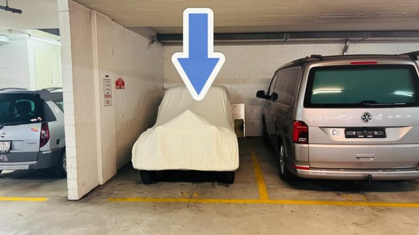 SICHER PARKIEREN - AUTOEINSTELLHALLENPLATZ NR. 26 IN PRATTELN ZU VERKAUFEN 1