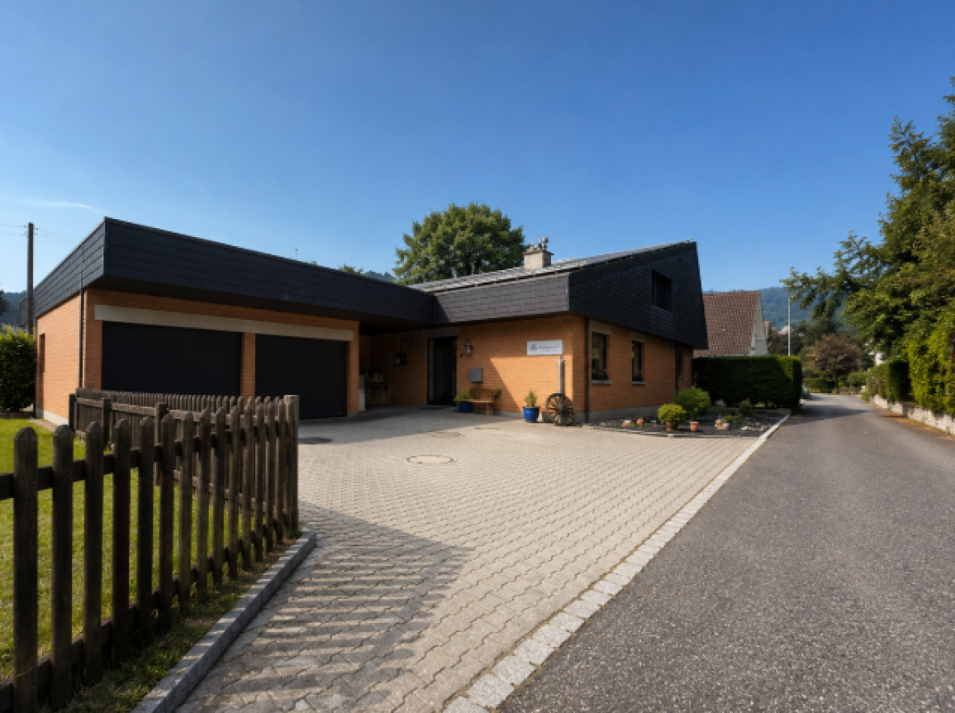 Nachhaltiges 7.5-Zimmer-Einfamilienhaus mit Photovoltaikanlage, Pool, Sauna & Fitness