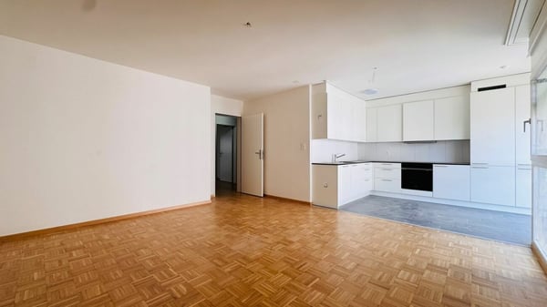 Schöne 3.5-Zimmer-Wohnung mit neuer Küche, neuem Bad, kleinem Balkon und Kellerabteil 2