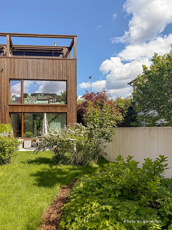 Moderne Wohneinheit mit privatem Gartenanteil an beliebter Lage in Bottmingen