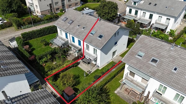 Wohnglück in Buchs ZH - Reiheneckhaus mit Garten zum Verlieben 1