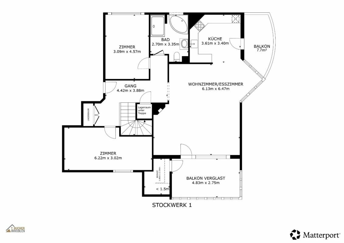 Bella appartamento a maisonnette 189m² a Strengelbach